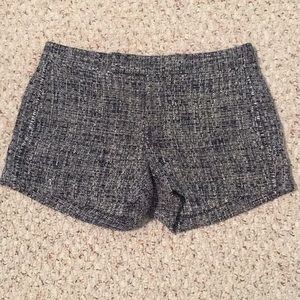 Blue and white shorts